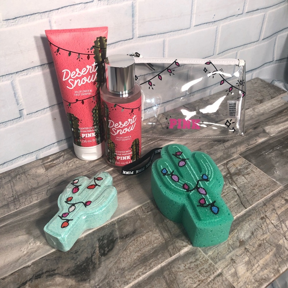 🌵NEW!🌵PINK by VS Desert Snow Gift Set - Picture 7 of 8